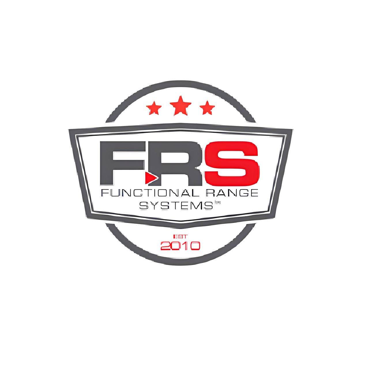 FRS Functional Range Systems logo, est. 2010