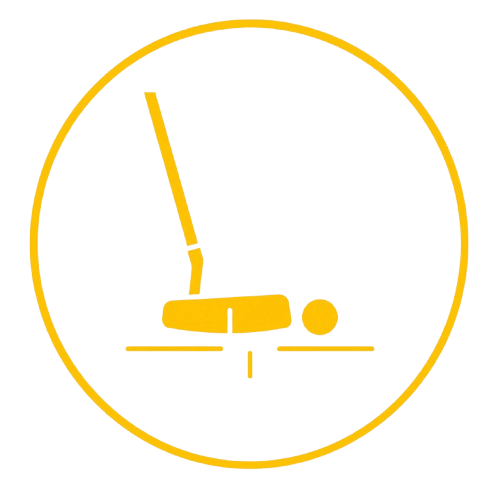 Yellow icon of person doing leg raise